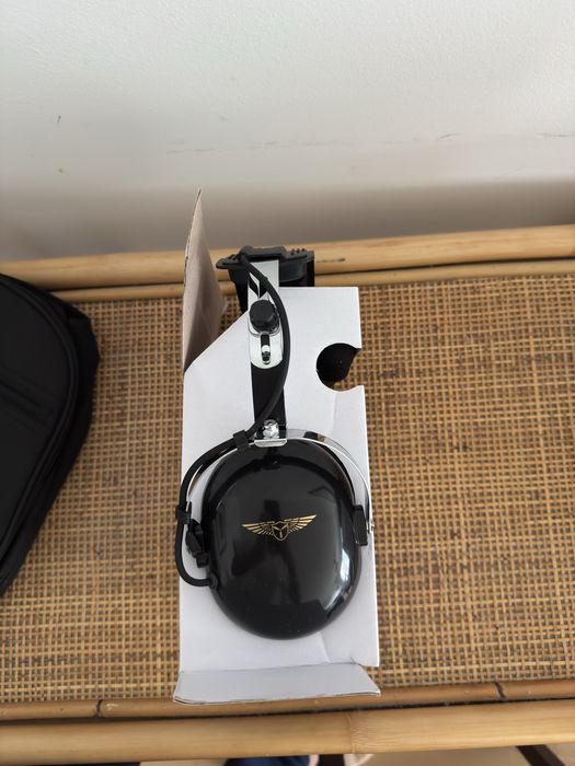 Headset Aviação Transair – NOVO (com caixa + bolsa)