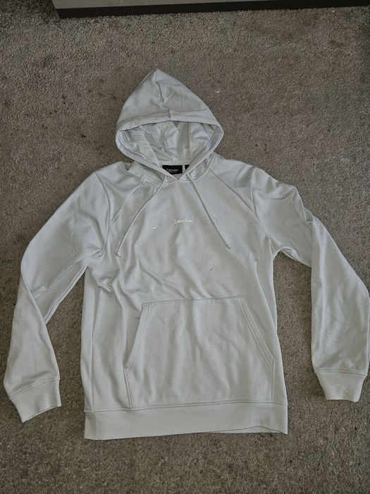 Bluza z kapturem Calvin Klein szara M