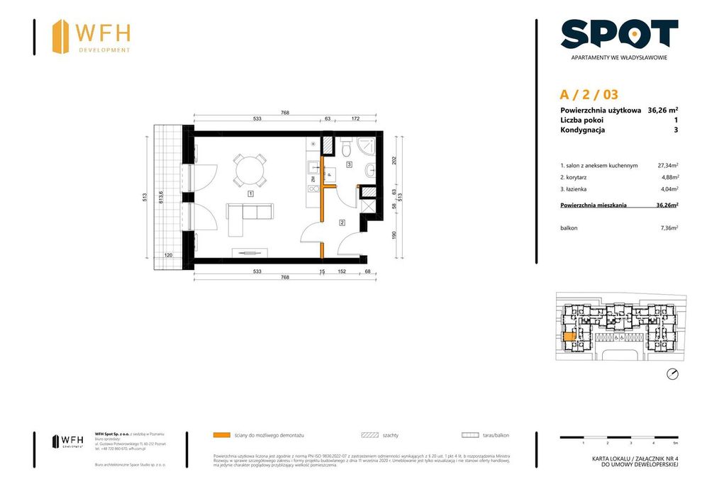 Spot | apartament 1-pok. | A.2.03