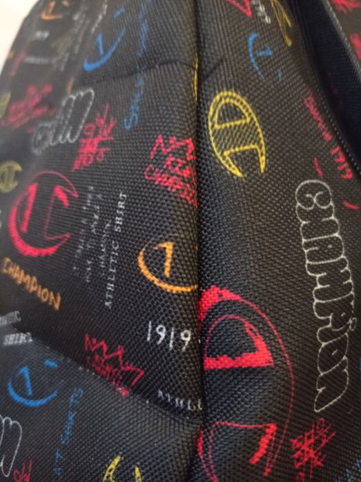 Спортивний рюкзак, наплічник, ранець, чорний в принт