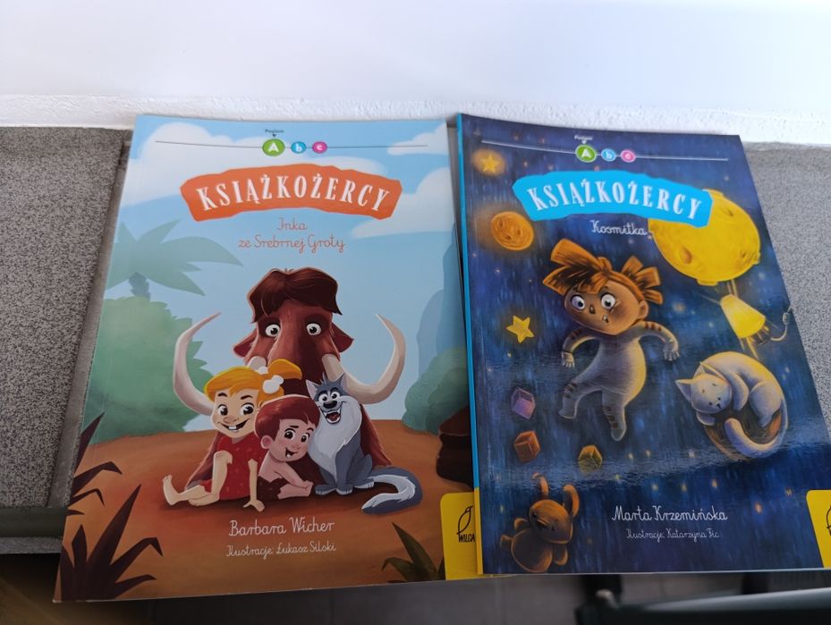 Ksiązkożercy 6 sztuk różne poziomy