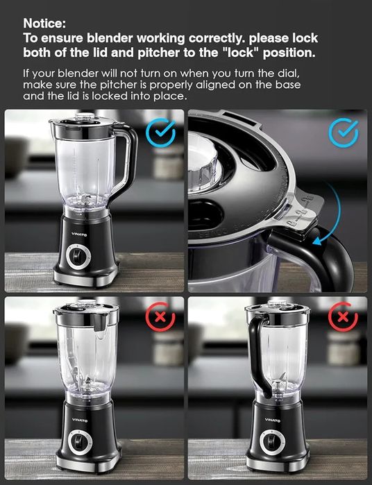 Mikser kielichowy Vinato