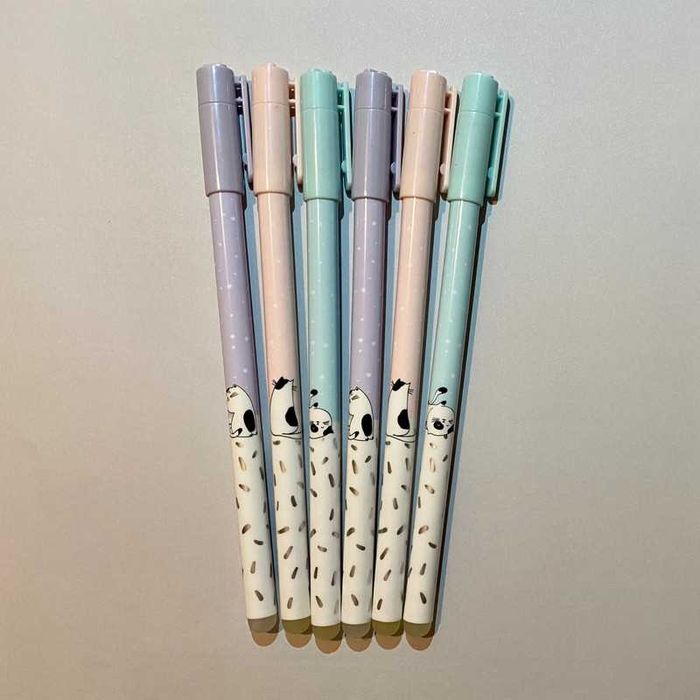 Canetas tinta apagável