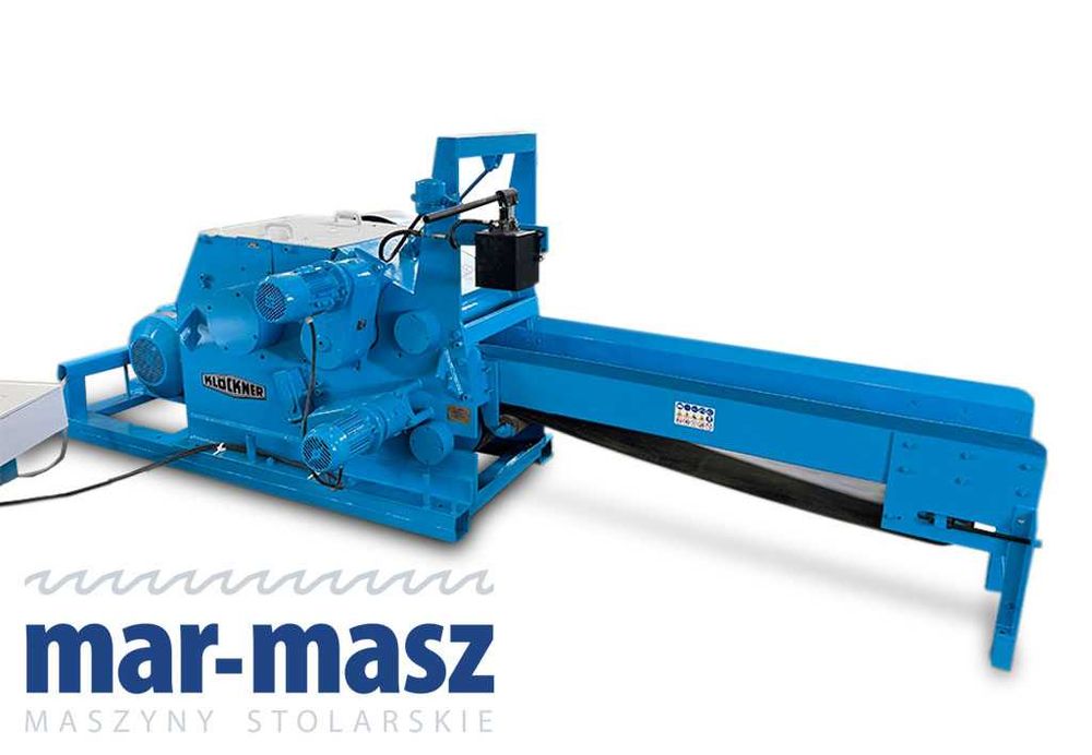 Rębak  Rozdrabniacz KLOCKNER 160x400H 2WT do zrzyn odpadów tartacznych