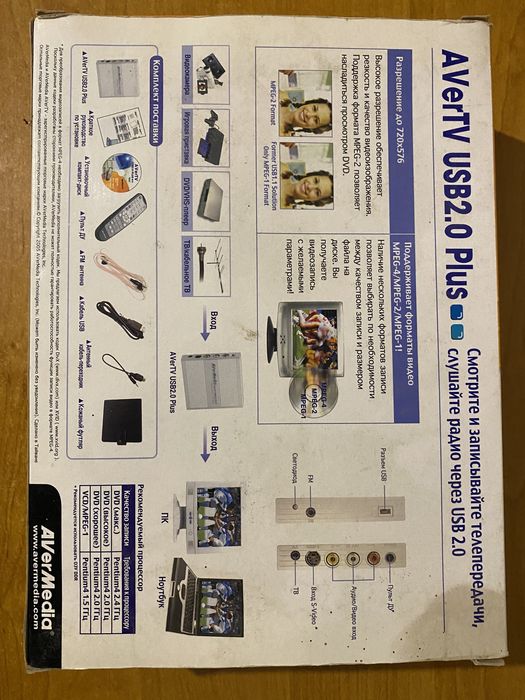 Портативный usb тюнер Avermedia