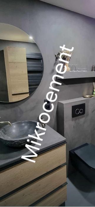 MIKROCEMENT   BETON  ARCHITEKTONICZNY   Malowanie.,tapetowanie . gladz