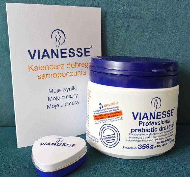 Vianesse - drażetki owocowe plus gratisy PREBIOTYK
