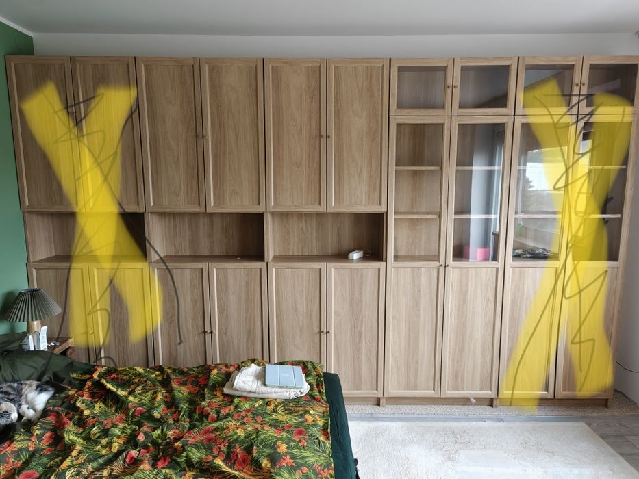 Regały i witryna Oxberg Ikea