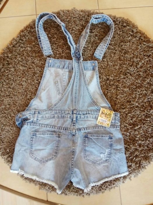 Ogrodniczki jeans S/36 nowe metka