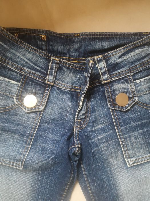Spodenki za kolano /rybaczki jeans S /36/biodrówki