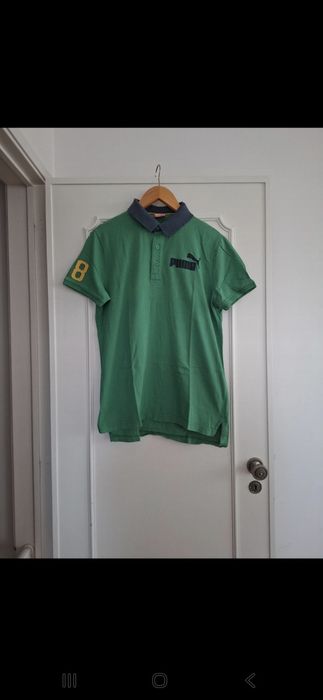 Polo Verde Puma - Homem (M)