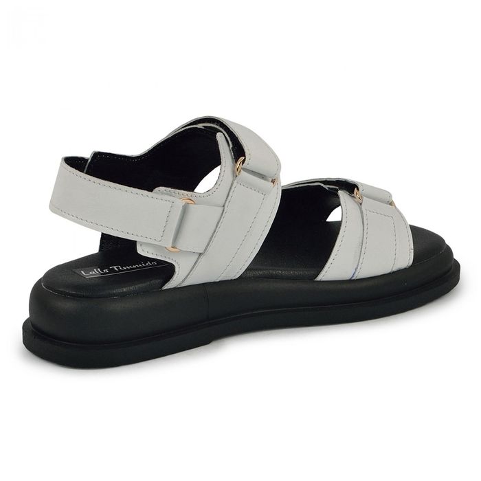 Босоніжки білі, 36-37 р., шкіряні