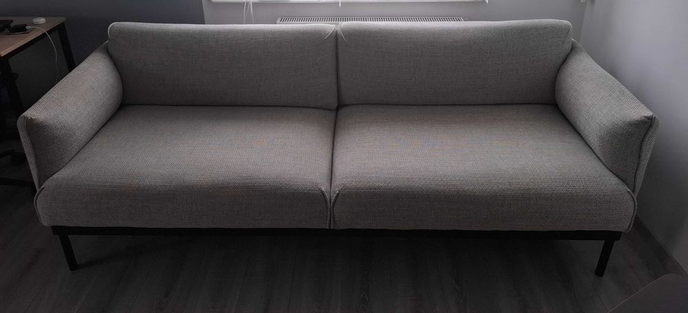 IKEA Sofa 3-osobowa, ÄPPLARYD, Lejde jasnoszary