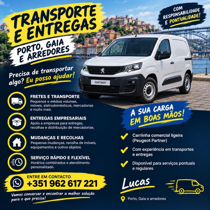 Trasportes e entregas