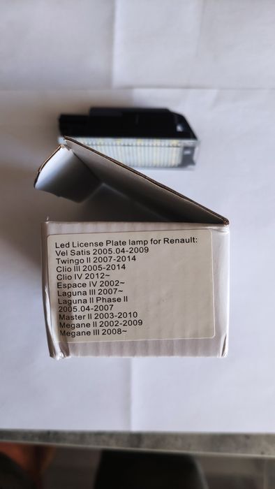 Luz de matrícula led renault