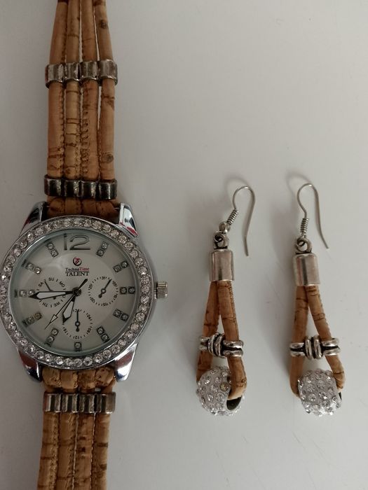 Zegarek + kolczyki