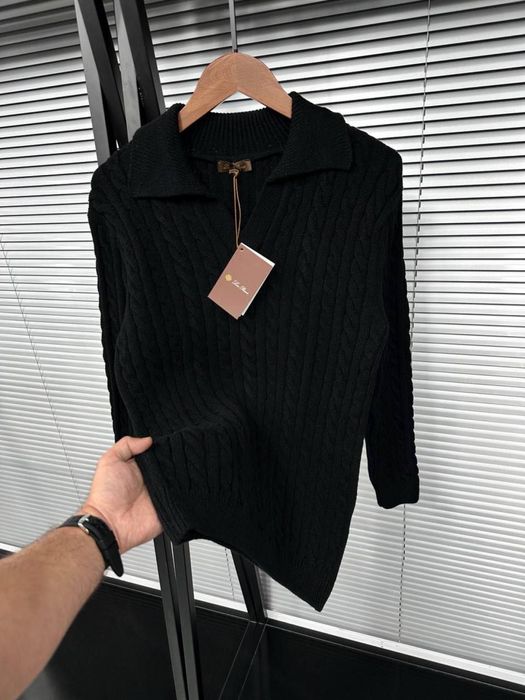 Чоловічка кофта світер светер поло вязка LORO PIANA