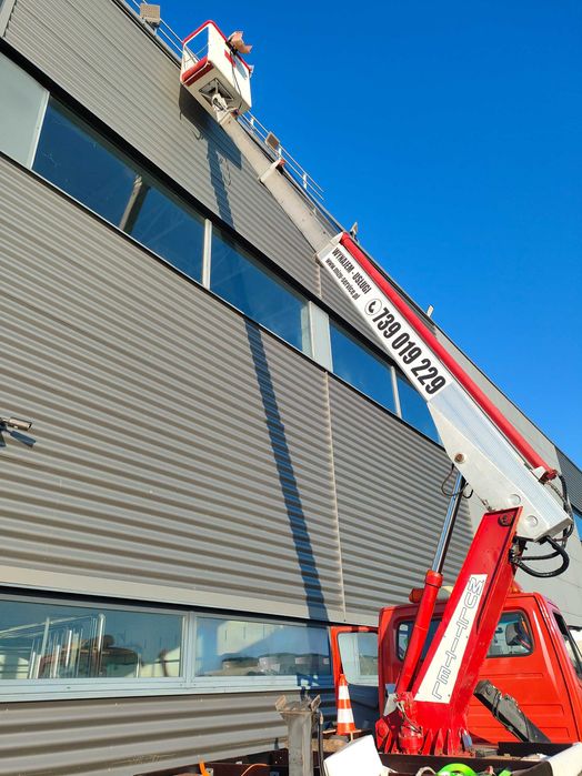 Usługi podnośnikiem koszowym zwyżka podnośnik koszowy wynajem 16-26m