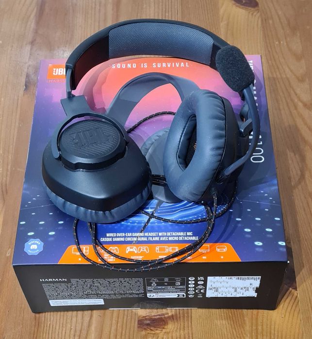 Headphones Auriculares JBL Quantum 100 c/microfone Boom NOVOS