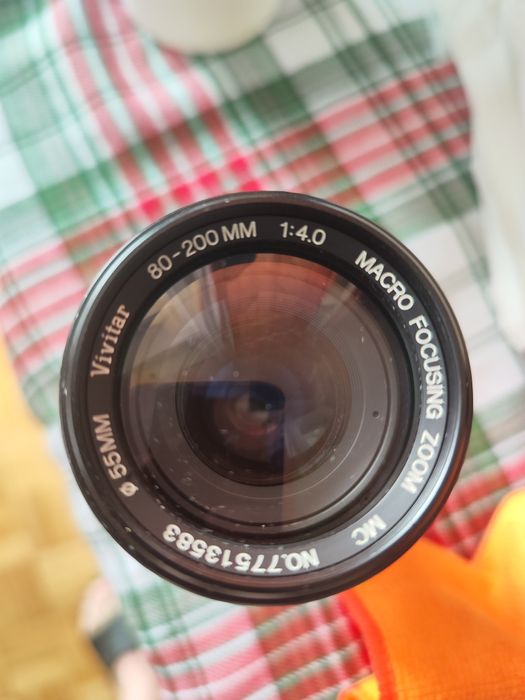 Objektyw vivitar 80-200 f4 canon fd