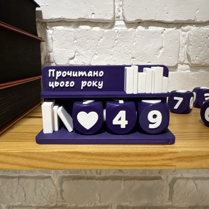 Рахівниця книг (лічильник) Прочитано цього року