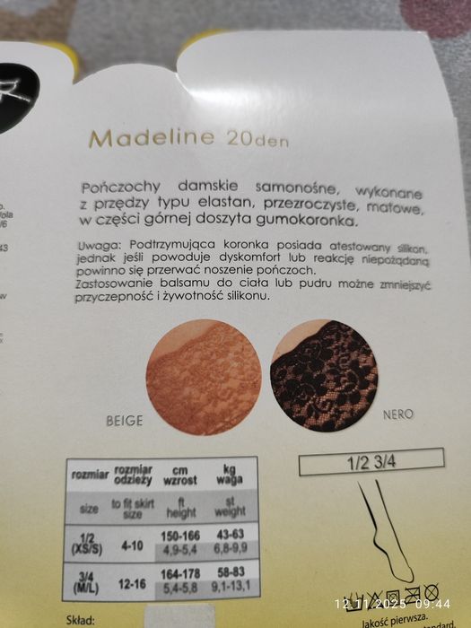 Pończochy nowe Gatta