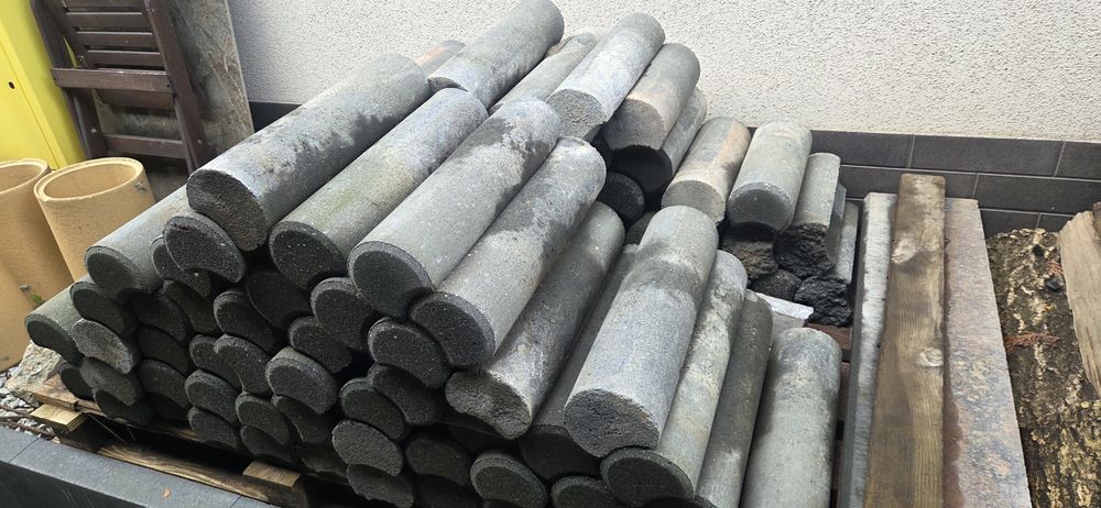 Palisady betonowe okrągłe