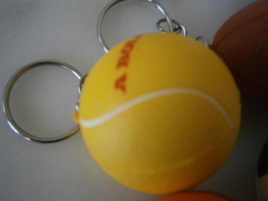 5 portas chave bolas desporto anti stress, c/novos