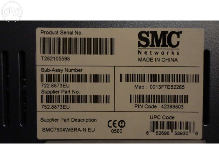 Modem Router wireless SMC Networks