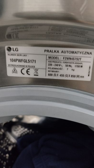 Pralka LG sprzedam jako BUBEL