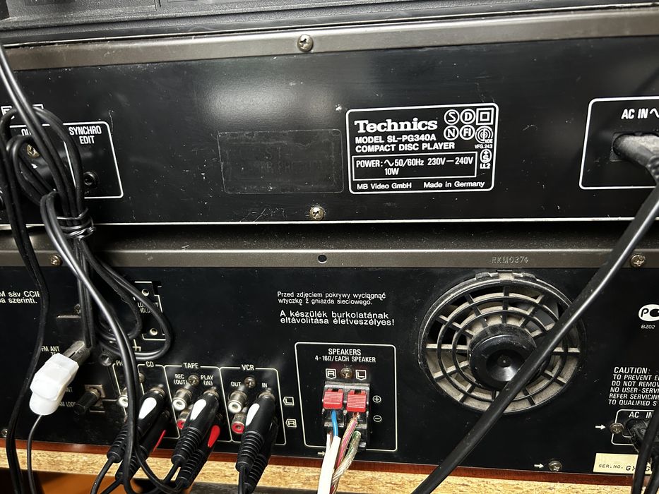 Cały zestaw - Wieża sprzęt technics i kolumny Altus