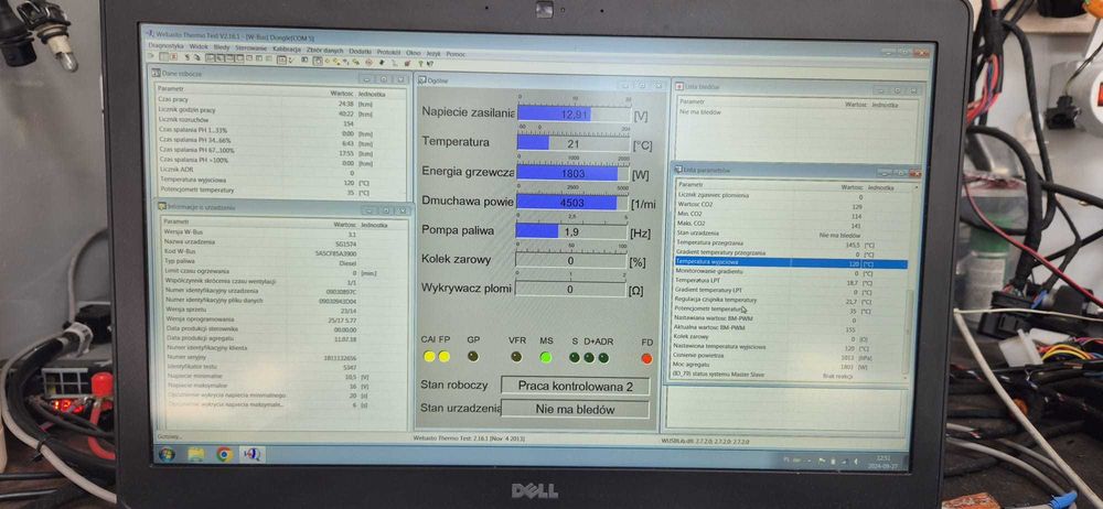 Ogrzewanie postojowe Webasto AT Air top AirTop 2000stc 2kw 12V Gwar.