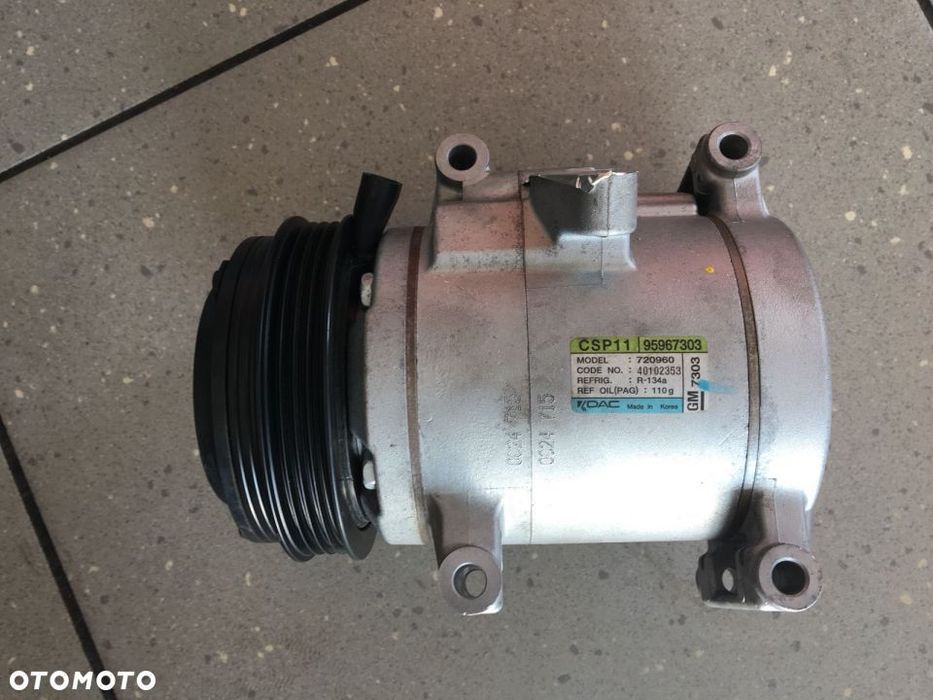 chevrolet spark sprĘŻarka klimy