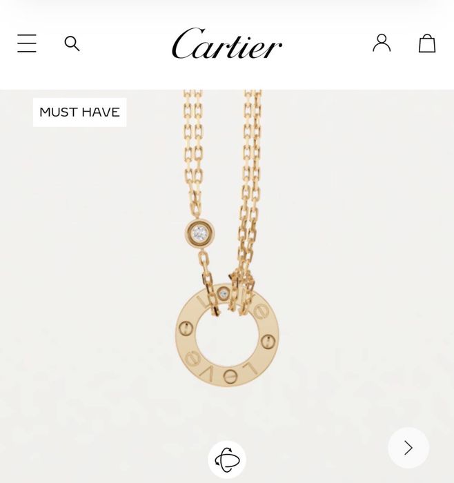 Cartier Love подвеска