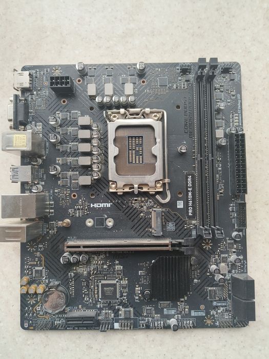 Продам материнську плату msi pro h610-e ddr4