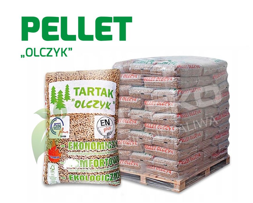 Pellet Hurt Detal OLCZYK PREMIUM Transport Certyfikowany A1 EN+ DIN+ 6