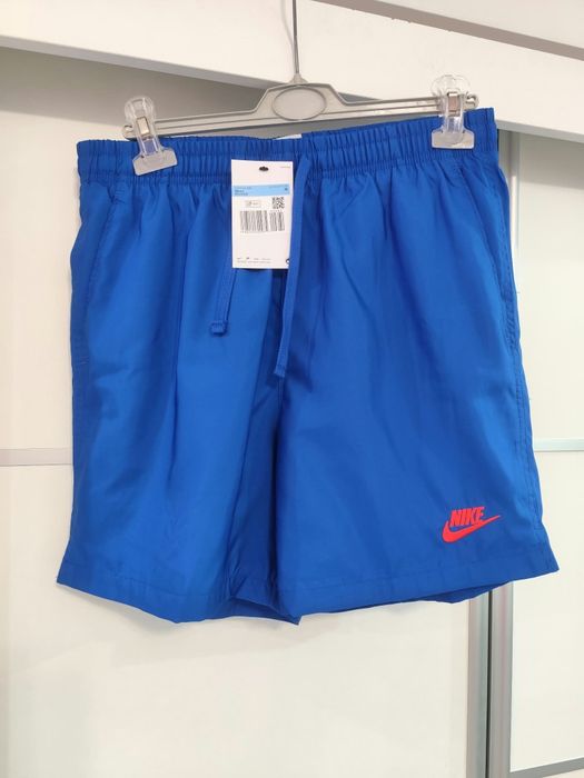 Spodenki męskie krótkie niebieskie nike nowe na gumce