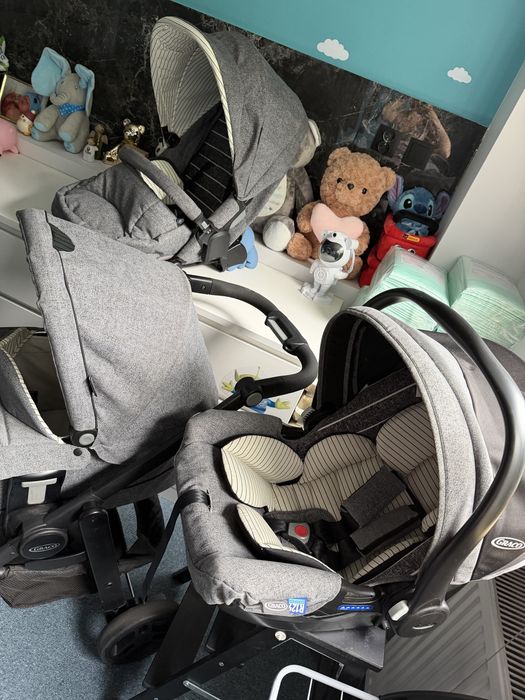 Wozek Graco evo 3w1 stanie bardzo dobrym!
