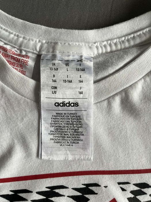 Biała Koszulka Adidas