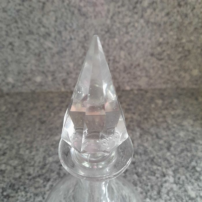 Garrafa Baixa de Cristal antiga da Vista Alegre