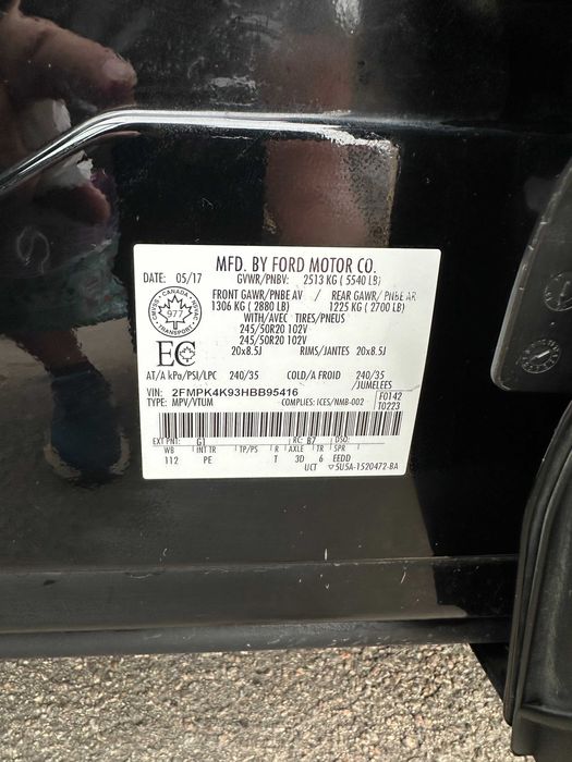 Продам Ford Edge Titanium 2017