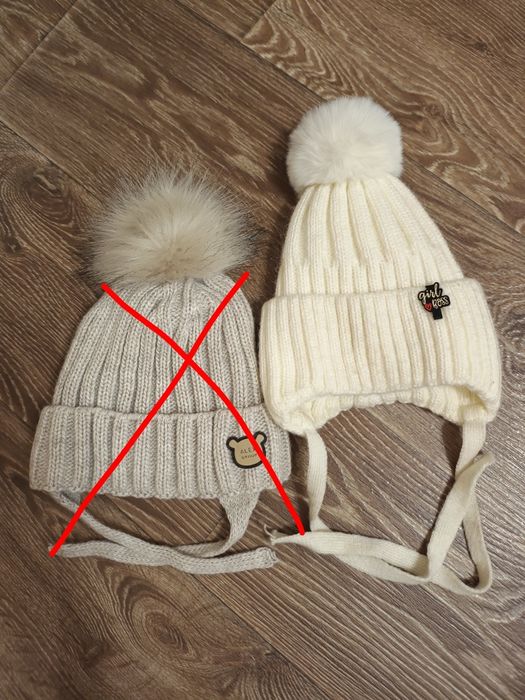 Шапка на дівчинку / розмір 50-52