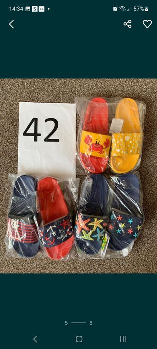 Klapki  rozmiary 36 - 44