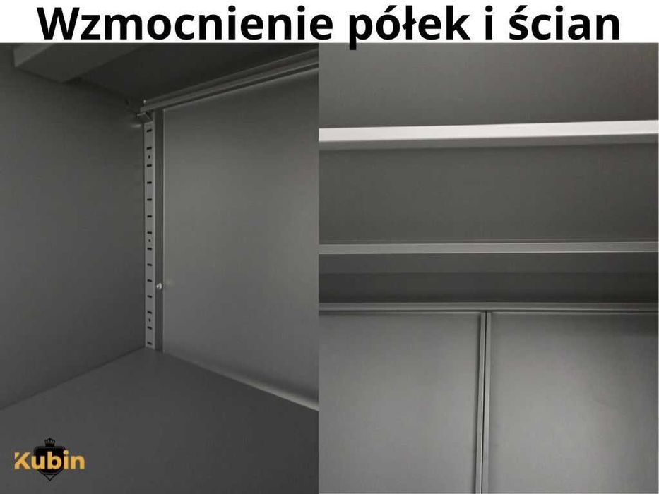 Szafa metalowa do warsztatu, garażu piwnicy, pralni. Duża i solidna