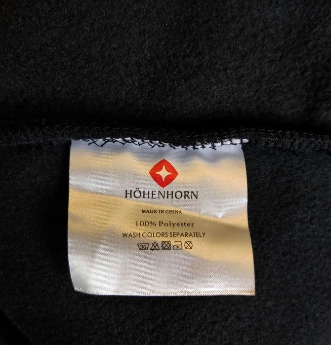 Polar kurtka bluza czarna ciepła męska Hohenhorn M/L nowa