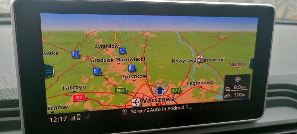 Radio Audi Q5 po Aktualizacji map nawigacji system aktywacja funkcji sport layout czytanie znaków Audi Skoda Seat VW Jeep Dodge Mercedes Alfa Romeo
