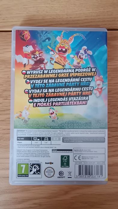 Rabbids Party Of Legend Switch kartridż