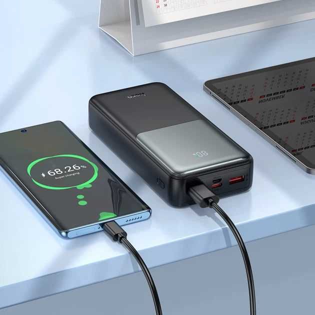 Павербанк HOCO J136A 20000 mAh 22.5W зі швидкою зарядкою та дисплеєм