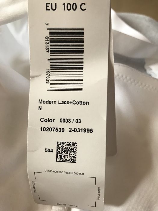 Biustonosz Triumph Modern Lace+Cotton 100C