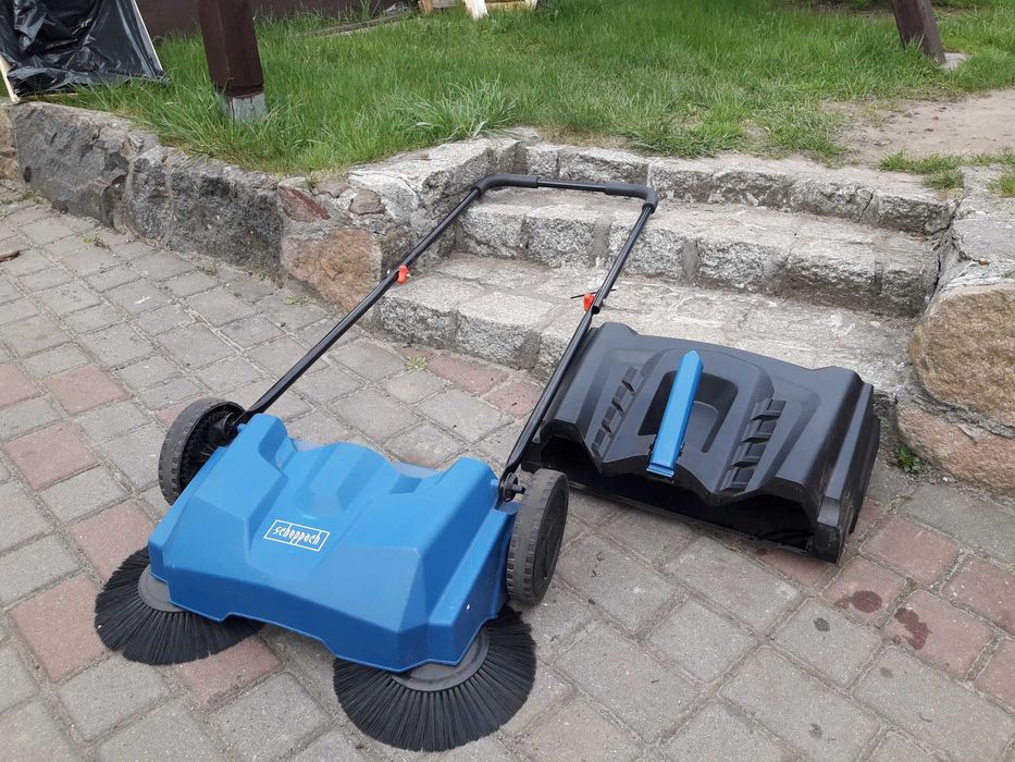 Zamiatarka Do Liści kostki Scheppach Trike-S 3 Szczotki 650 mm